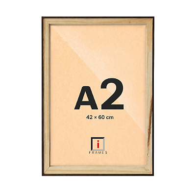 Moldura A2 42x60 cm Filete Para Placa MDF - TABACO