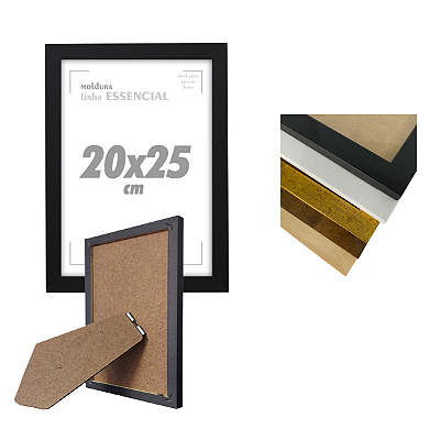 Porta Retrato 20x25 cm P/ Posters Imagens Fotos - COM VIDRO