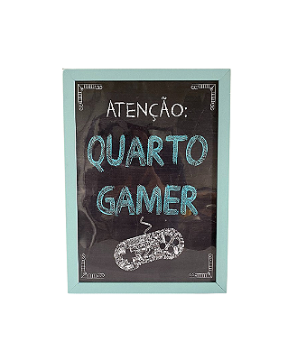 Quadro Decorativo Com Imagem Quarto Game A3 30x42 cm - COM ACETATO