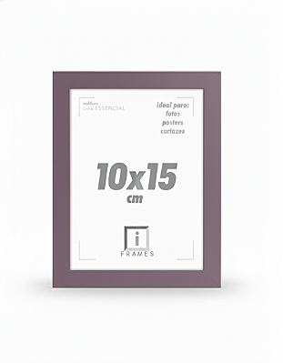 Porta Retrato A6 10x15 C/ Vidro - LILÁS