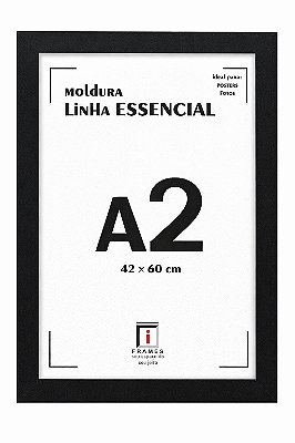 Moldura A2 42x60 cm C/ PETG Para Fotos Imagens e Posters