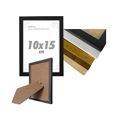 Porta Retrato A6 10x15 cm P/ Posters Imagens Fotos - C/ Vidro