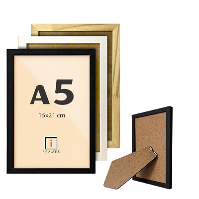 Porta Retrato A5 15x21 cm P/ Imagens Fotos Posters- COM VIDRO