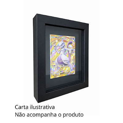 Expositor Premium TCG | Moldura Caixa Alta com Espaçamento interno 1,5 cm C/ Vidro