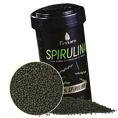 Ração Poytara Spirulina M Black Line 45g