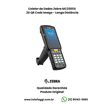 Coletor de Dados Zebra MC3300X - MC330L-GJ4EG4RW