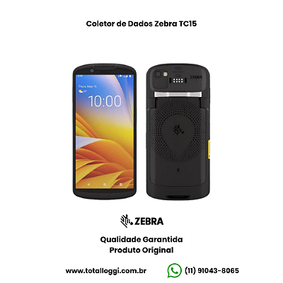 Coletor de Dados Zebra TC15