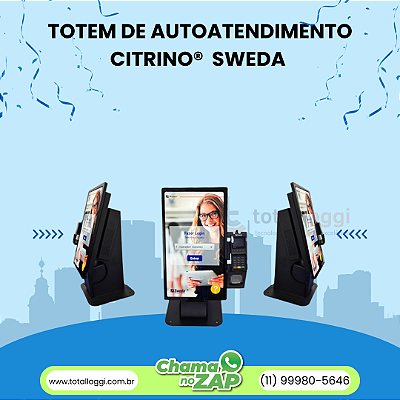 TOTEM DE AUTOATENDIMENTO CITRINO® SWEDA