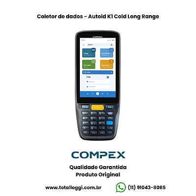 Coletor de dados K1 Cold Long Range