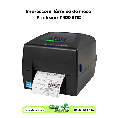 Impressora térmica de mesa Printronix T800 RFID