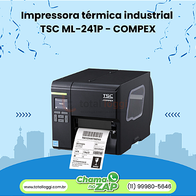 Impressora térmica industrial TSC ML-241P