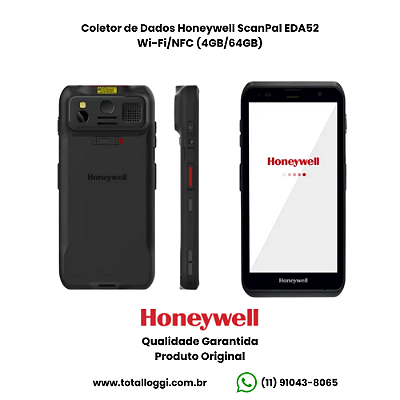 Coletor de Dados Honeywell ScanPal EDA52 Wi-Fi/NFC (4GB/64GB)