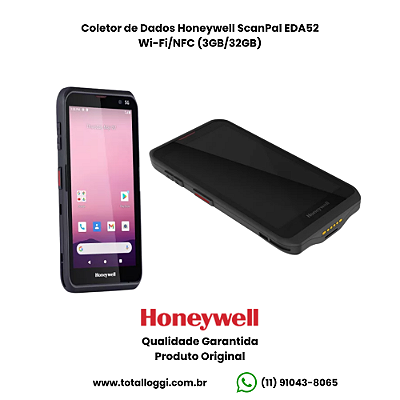 Coletor de Dados Honeywell ScanPal EDA52 Wi-Fi/NFC (3GB/32GB)