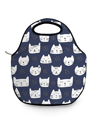 Lancheira Gato Azul