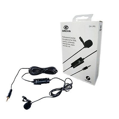 Microfone de Lapela Greika GK-LM1