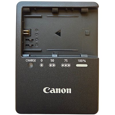 Carregador de Bateria Original Canon LC-E6E para 5D Mark IV; 6D; 70D; 80D; 90D; R5; R6