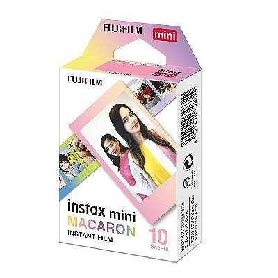 Filme Instax Mini Macaron para 10 Fotos - Fujifilm