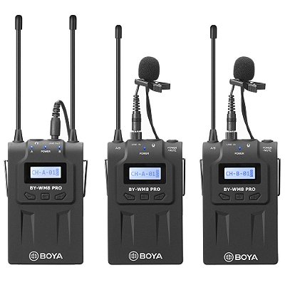 Microfone de Lapela sem fio BOYA BY-WM8 PRO K2