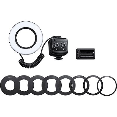 Iluminador LED Ring Light Macro para Canon Nikon Sony Universal - Godox RING72