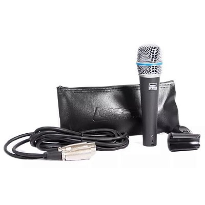 Microfone Dinâmico Lexsen LM-B57A com fio