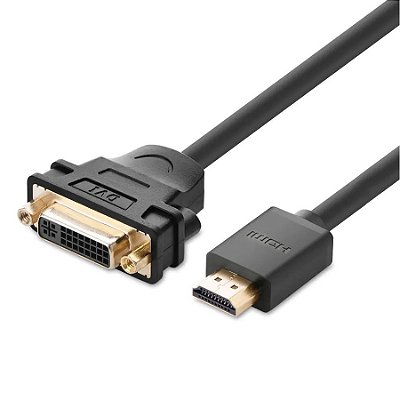Cabo Adaptador HDMI Macho para DVI 24+5 Fêmea - Ugreen 20136