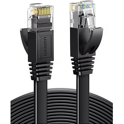 Cabo Ethernet Cat 6 de 1000 Mbps de 3 metros Flat U/UTP - Ugreen NW102
