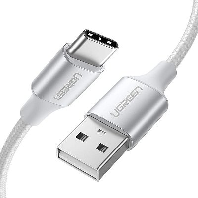 Cabo de Carregamento e Dados USB-A para USB-C de 1 metro 3A - Ugreen US288 / 60131
