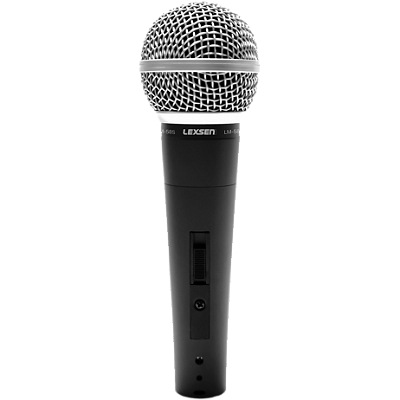 Microfone com fio Dinâmico Supercardioide - Lexsen LM-58S