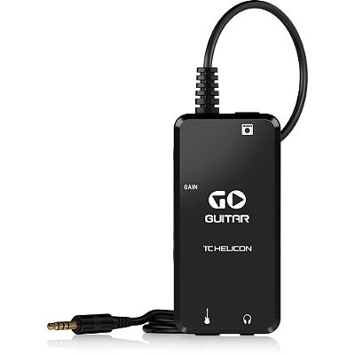 Interface Portátil de Guitarra para Celular iOS, Android, macOS e PC - TC Helicon Go Guitar