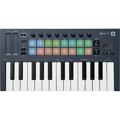 Teclado compacto de 25 teclas MIDI para FL Studio - Novation FLkey Mini