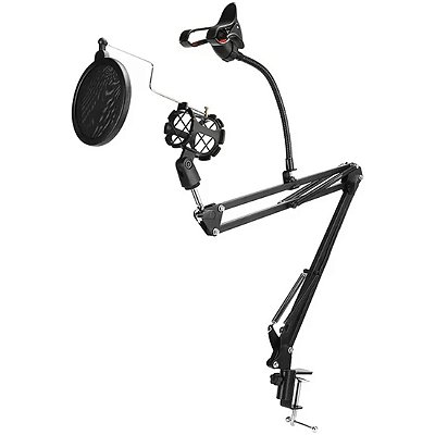 Braço Articulado para Microfone e Celular - Greika 35-C
