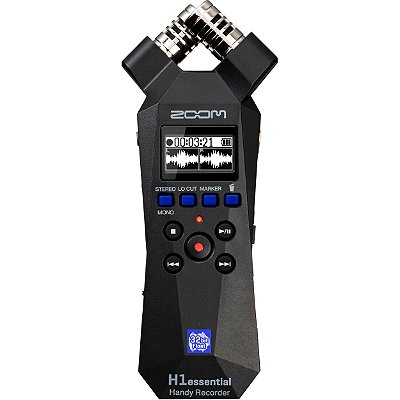 Gravador de Áudio Portátil de 2 Canais e 32-Bit Flutuante - Zoom H1 Essential