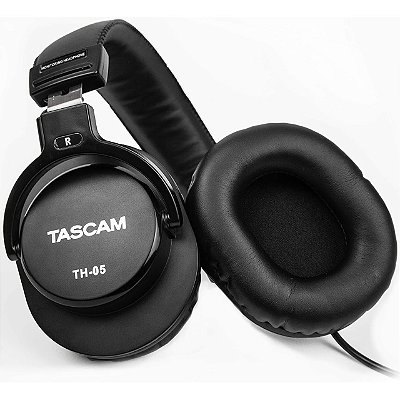 Fone de Ouvido Profissional para Monitoramento Headphone Over-Ear - Tascam TH-05