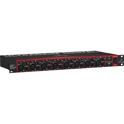 Interface de Áudio ADAT 8x8 com Pré-Amplificadores Midas - Behringer ULTRAGAIN ADA8200