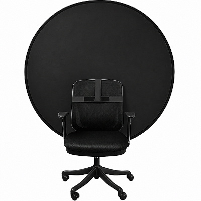 Fundo Preto Chroma Key 110cm para Cadeira - Greika WBG-110