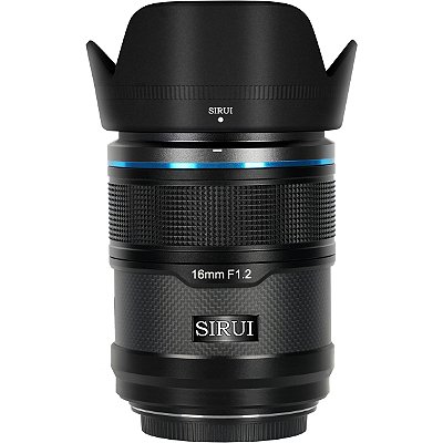 Lente Grande Angular Sirui Sniper 16mm F/1.2 Auto Foco STM para Câmeras Sony E-Mount