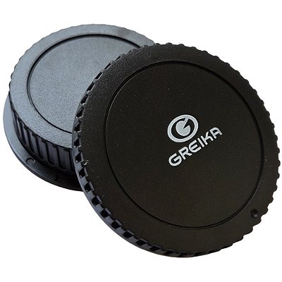 Tampas para Corpo e Lente da Câmera Canon EOS EF/EF-S; 90D; 7D; T7; SL3 - Greika RBC01