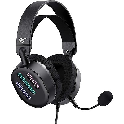 Headset Gamer RGB USB 7.1 com Drivers de 50mm - Havit Gamenote H2038U - Preto