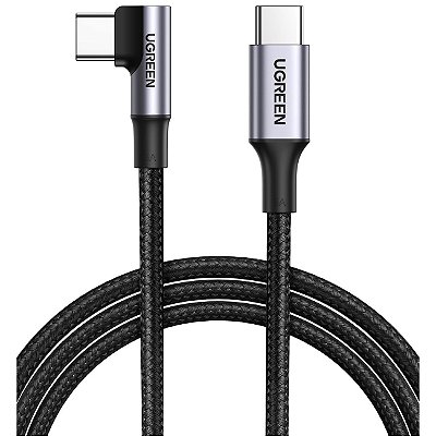 Cabo USB-C para USB-C de 90º 100W 5A de 2 metros - Ugreen US334 70645
