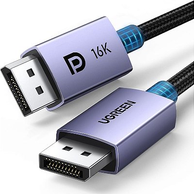 Cabo de Vídeo DisplayPort 2.1 16K@30Hz 40Gbps - Ugreen DP118