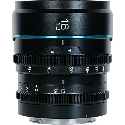 Lente de Cinema de Foco Manual Sirui Night Walker 16mm T1.2 S35 para Câmeras Canon RF