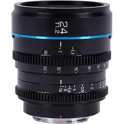Lente de Cinema de Foco Manual Sirui Night Walker 24mm T1.2 S35 para Câmeras Canon RF