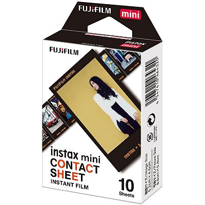 Filme Instax Mini Contact Sheet para 10 Fotos - Fujifilm para Instax Mini 7; 8; 9; 11; 12