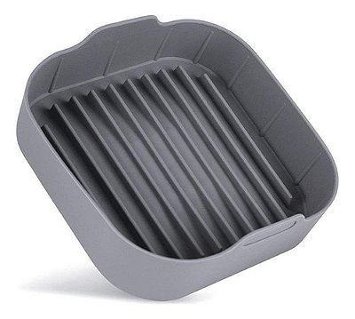 Forma De Silicone Quadrada Fritadeira Elétrica C/alça
