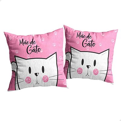 Almofada Mãe De Gato Decorativa Conforto E Estilo Único