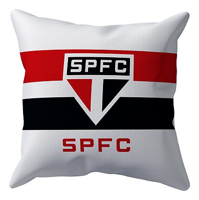 Almofada Listras São Paulo F.c. Oficial Licenciada - Sude