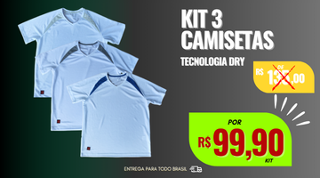 PROMOÇÃO 3 CAMISETAS