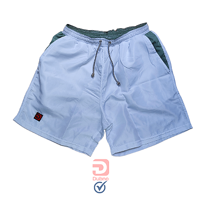 Shorts Performance Pro Leve Branco c/Cinza