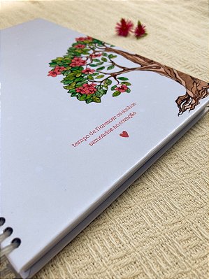 Caderno primavera  - Coleção estações