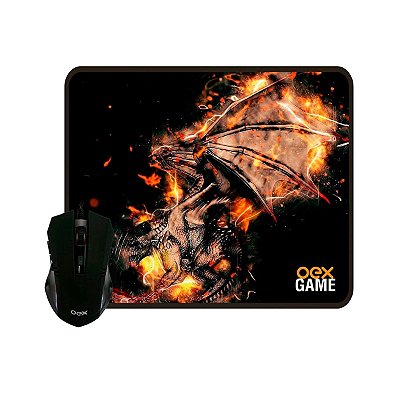 Kit Gamer Teclado Mouse Headset Mouse Pad - OEX Game Combo Argos